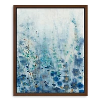 Misty Blooms Framed Canvas Art Print