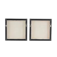 Pink & Blue Birds Framed Canvas Prints, Set of 2