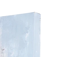 Light Blue Abstract Canvas Art Print