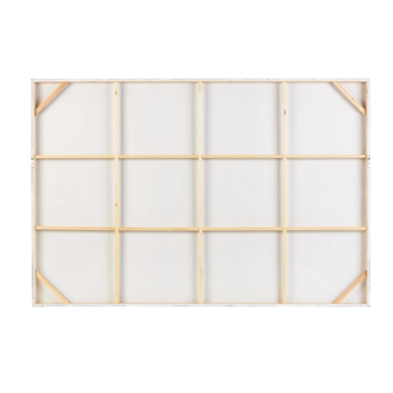 Light Blue Abstract Canvas Art Print