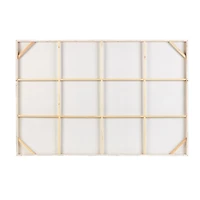 Light Blue Abstract Canvas Art Print