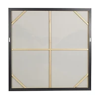 Misty Mountain Range Framed Canvas Art Print