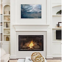 Shades of Blue Framed Canvas Art Print, 33x23