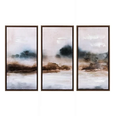 Horizon Breeze Framed Canvas Art Prints, Set of 3