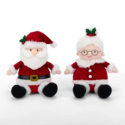 Holly Mr & Mrs Claus 2-pc. Plush Set