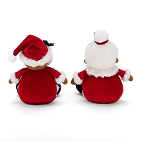Jolly Mr & Mrs Claus 2-pc. Plush Set
