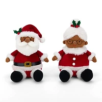 Jolly Mr & Mrs Claus 2-pc. Plush Set