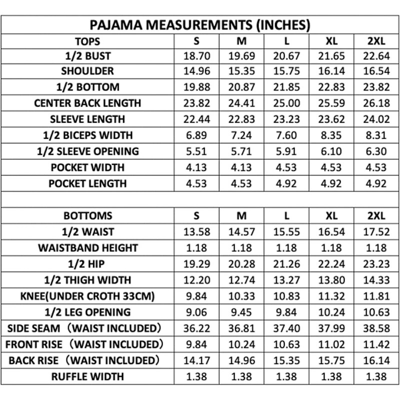 Christmas Bows with Trees Medium Pajama Set