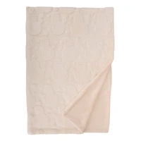 White Jolly Snowman Throw