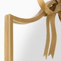 Sofia Gold Bow Arched Leaner Mirror