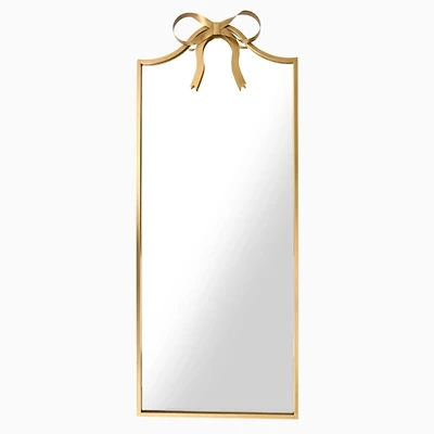 Sofia Gold Bow Arched Leaner Mirror