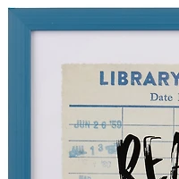 Read More Books Library Card Wall Plaque