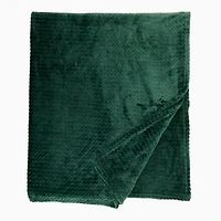 Green Dreamy Plush Throw