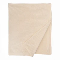 White Dreamy Plush Throw