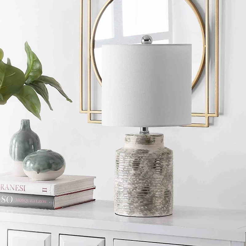 Gray Ceramic Selina Table Lamp