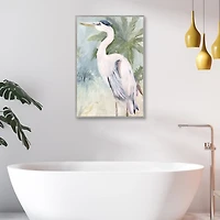 Coastal Sentinel Framed Canvas Art Print