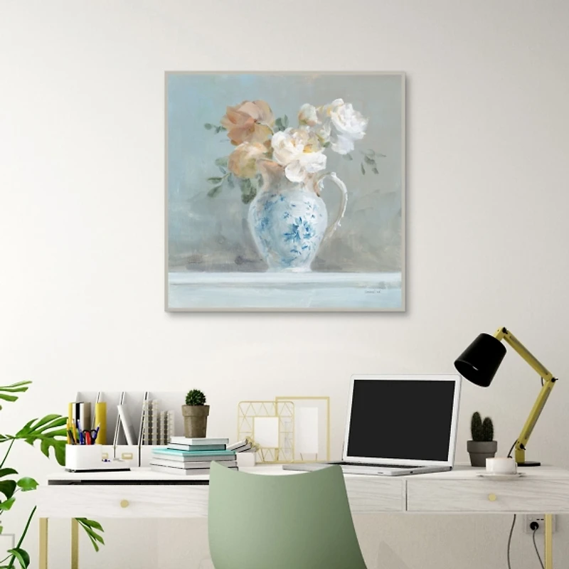 Heirloom Bouquet Framed Canvas Art Print