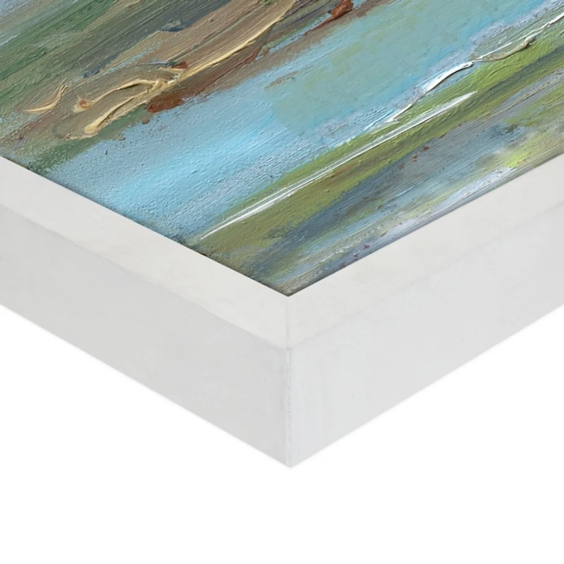 Dunlin Beach Framed Canvas Art Print