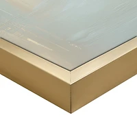 Golden Hour Gaze Framed Canvas Art Print