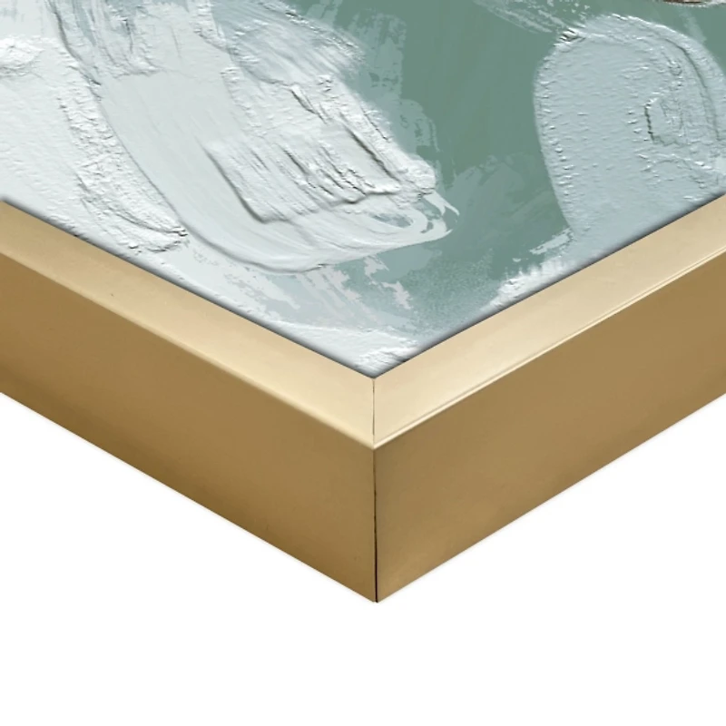 Impasto Bloom Framed Canvas Art Print