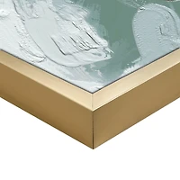 Impasto Bloom Framed Canvas Art Print