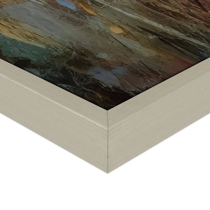 Wildflower View Framed Canvas Art Print