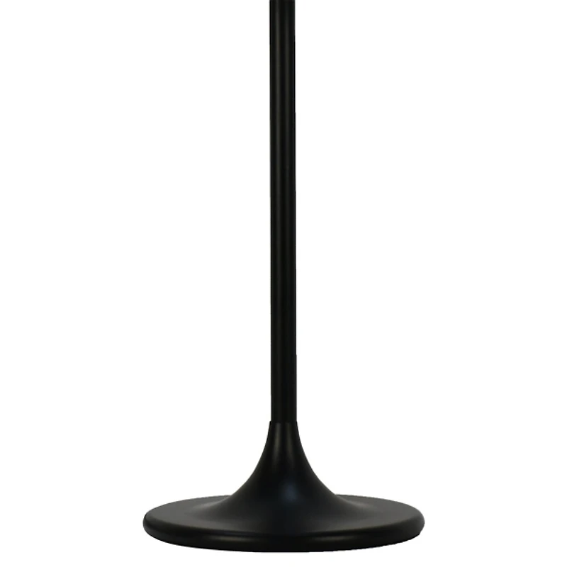 Black Metal Candlestick Table Lamp