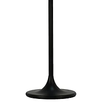 Black Metal Candlestick Table Lamp