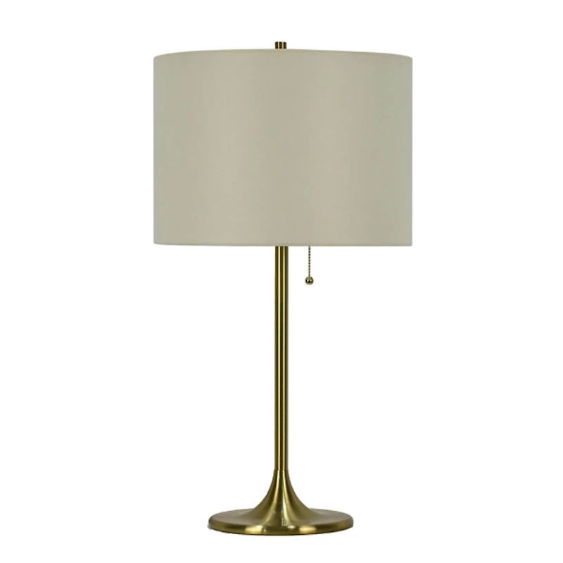 Soft Gold Metal Candlestick Table Lamp