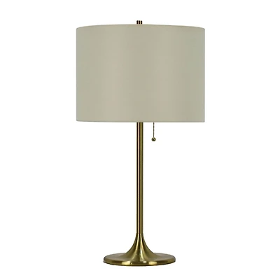 Soft Gold Metal Candlestick Table Lamp