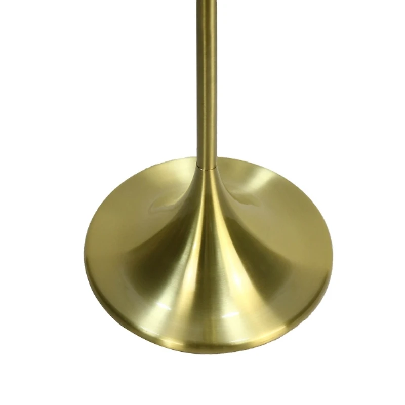 Soft Gold Metal Candlestick Floor Lamp