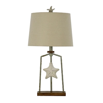 Antique Starfish Table Lamp