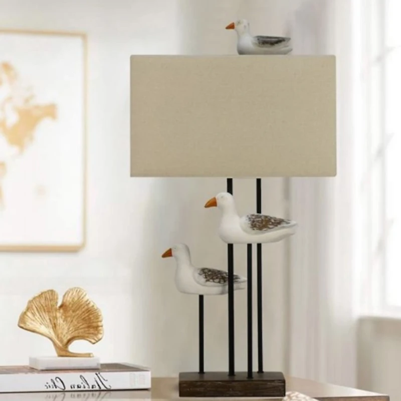 Floating Seagulls Table Lamp