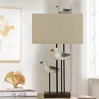 Floating Seagulls Table Lamp