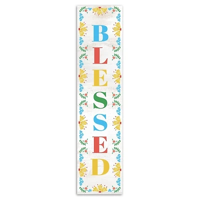 Blessed Colorful Porch Board