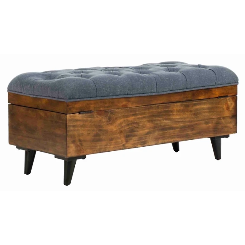 Upholstered Wood Carlien Storage Bench