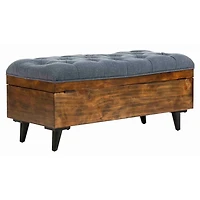 Upholstered Wood Carlien Storage Bench