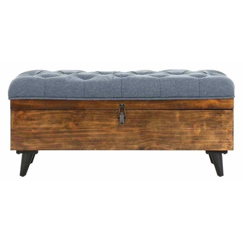 Upholstered Wood Carlien Storage Bench
