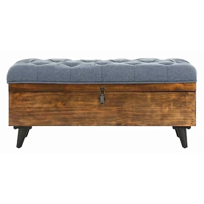 Upholstered Wood Carlien Storage Bench