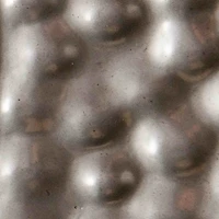 Silver Freda Hammered Iron Wall Mirrors, Set of 4