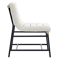 Nicco Eggshell Upholstered Dining Chairs, Set of 2