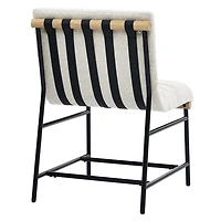 Nicco Eggshell Upholstered Dining Chairs, Set of 2