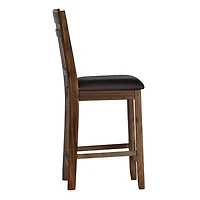 Faux Leather Saranac Counter Stools, Set of 2