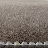 Gray Faux Leather Bali Swivel Counter Stool