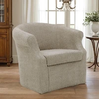 Upholstered Nikole Swivel Accent Chair