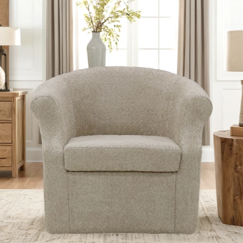 Upholstered Nikole Swivel Accent Chair