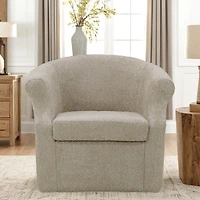 Upholstered Nikole Swivel Accent Chair