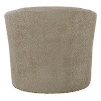 Oatmeal Upholstered Swivel Accent Chair