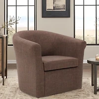 Brown Marlee Swivel Accent Chair
