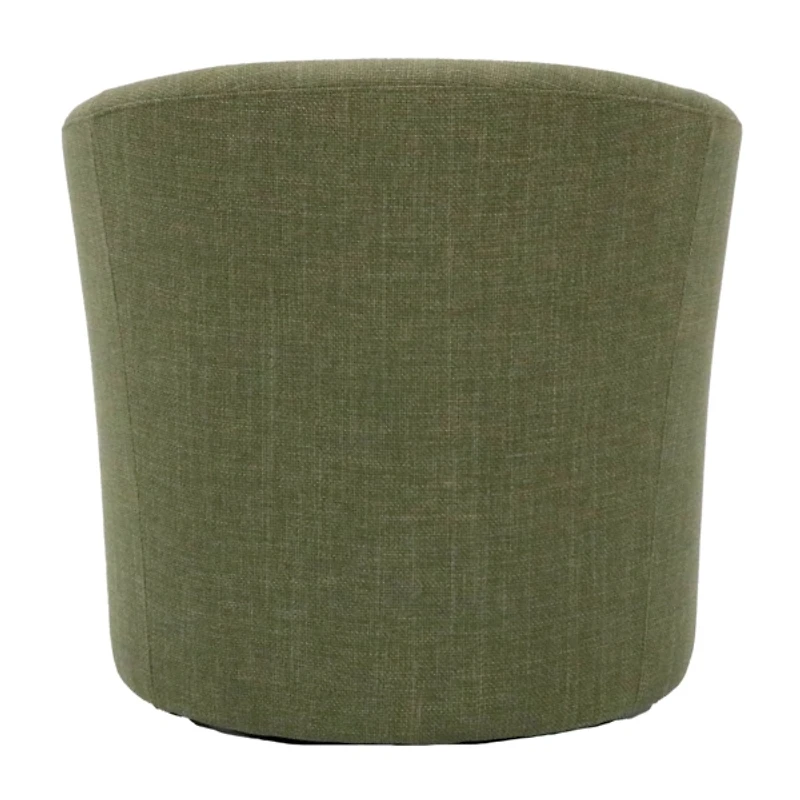 Green Upholstered Swivel Accent Chair